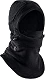 Tough Headwear Balaclava Ski Mask - Winter Face Mask Cover for Extreme Cold Weather - Heavyweight Fleece Hood Snow Gear for Men & Women