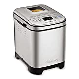 Cuisinart Bread Maker Machine, Compact and Automatic, Customizable Settings, Up to 2lb Loaves, CBK-110P1, Silver,Black