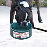 Heated Dog Bowl Outdoor Heated Pet Water Bowl for Dogs, Cats, Chickens, Livestock 2.2L Smart Thermal-Bowl Cold Day Bird Bath Warm Water Bowl for Wild Animals