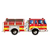 Melissa & Doug Fire Truck Jumbo Jigsaw Floor Puzzle (24 pcs, 4 feet long)