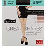 No Nonsense Women's Great Shapes All Over Shaping Tight, Midnight Black, C