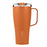 BrMate Toddy XL - 32oz 100% Leak Proof Insulated Coffee Mug with Handle & Lid - Stainless Steel Coffee Travel Mug - Double Walled Coffee Cup (Matte Clay)