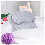 SelectSoma Bath Pillows for Tub Neck and Back Support - Bath Pillow for Bathtub - Bath Tub Pillow Headrest - Spa Pillow for Bathtub and Hot Tub - Bathtub Accessories for Women  Bath Cushion for Tub