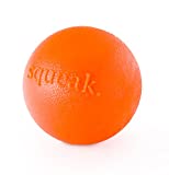 Planet Dog Orbee-Tuff Squeak Ball Orange Dog Fetch Toy
