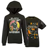 Marvel Black Panther Hoodie and T-Shirt Combo 2-Pack for Boys, Boys Black Panther Wakanda Forever Hooded Sweatshirt and Tee Bundle Set (Grey/Black, Size 8)