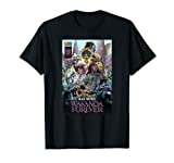 Marvel Black Panther: Wakanda Forever Group Shot Comic T-Shirt