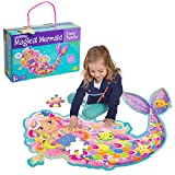 Peaceable Kingdom Shimmery Magical Mermaid Floor Puzzle