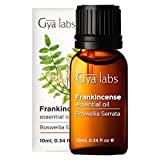 Gya Labs Frankincense Essential Oil for Pain & Body Comfort - 100% Natural Frankincense Oil for Skin - Frankincense Oil for Face & Diffuser - 100% Pure Aromatherapy Oils (0.34 fl oz)