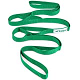 Trideer Stretching Strap Yoga Strap for Physical Therapy, 10 Loops Yoga Straps for Stretching, Non-Elastic Stretch Strap for Pilates, Exercise, Stretch Band for Women & Men with Exercise Book