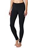 BALEAF Women's Fleece Lined Leggings Thermal Warm Winter Tights High Waisted Thick Yoga Pants Cold Weather Inner Pocket Black M