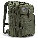 QT&QY 45L Military Tactical Backpacks For Men Camping Hiking Trekking Daypack Bug Out Bag Lage MOLLE 3 Day Assault Pack