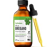 UpNature Oregano Essential Oil - 100% Natural & Pure, Undiluted, Premium Quality Aromatherapy Oil of Oregano Liquid - Supports Healthy System & Nails, Digestion & Respiratory Relief, 2oz