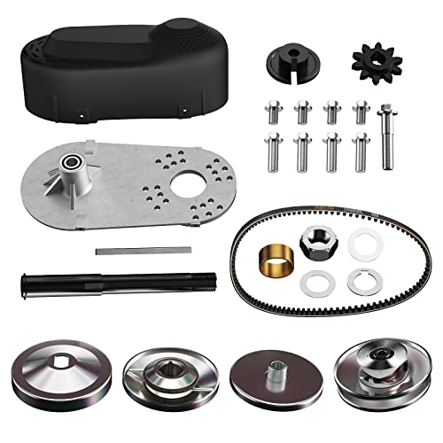 212CC Torque Converter Kit Go Kart 30 Series 6.5 HP Mini Bike Comet Clutch Set 3/4 Inch 10T #40/41/420 Chain Predator Driver Pulley Replacement Comet TAV2 Go-Kart Torque Converter