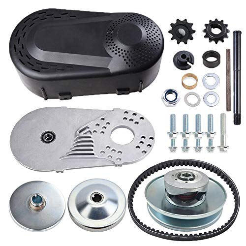 30 Series Torque Converter Go Kart Pulley Kit 3/4 Inch Driver 5/8 Driven 10T #40 41 and 12T Sprocket #35 Chain for Manco Comet TAV2 218353A 212CC