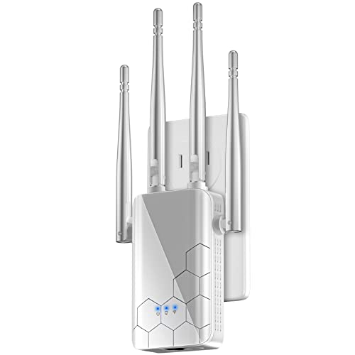 2023 WiFi Extender Signal Booster for Home, Internet Range Extenders Cover up to 10000 Sq.ft for Home, High Speed Wi Fi Repeater Easy Setup, Compatible with IP Cameras, Fire Stick TV, Alexa Devices