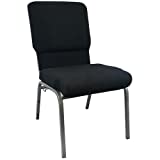 Advantage Black Church Chairs 18.5 in. Wide