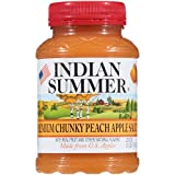 Indian Summer Chunky Peach Applesauce, 23 Ounce (Pack of 6)