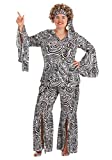 Plus Size Women's Foxy Lady Disco Dance Groovy Costume - 4X