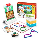 Osmo-Little Genius Starter Kit for iPad + Early Math Adventure-6 Educational Learning Games Ages 3-5-Counting, Shapes,Phonics & Creativity-STEM Toy Gifts-Kids(Osmo iPad Base Included-Amazon Exclusive)