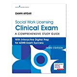 Social Work Licensing Clinical Exam Guide: Study Guide for ASWB Exam  Book + Online LCSW Exam Prep from Dawn Apgar, with Study Plan, Practice Test, and Online Study Community.