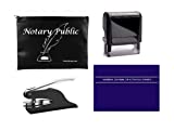 Notary Public Value Package- Modern Journal, Seal, Stamp & Black Supply Bag (New York)