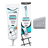 PentaUSA Tile Grout - Grey Grout Filler Tube, Fast Drying Grout Repair Kit, Repairs Renews Fills, Premix Grout Kits- Restore, Renew Grout Line, 380gr - 13.4 oz (Grey)