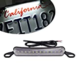 LivTee License Plate LED Light, Extremely Bright Assembly for Trailer UTV ATV Truck RV Boat, Xenon White(6000K)