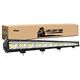 Nilight 37Inch 780W Triple Row Flood Spot Combo LED Light Bar 78000LM Driving Light Waterproof Led Work Light Off-road Truck Car ATV SUV Jeep Cabin Boat, 2 Years Warranty