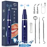 Plaque Remover for Teeth- Tartar Remover for Teeth, Dental Calculus Remover Teeth Cleaning Kit with LED Light & 5 Adjustable Modes