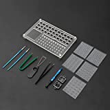 Gliging Switch Tester Switch Opener Acrylic Lube Station DIY Double-Deck Removal Platform Keycaps Puller for Custom Gateron Cherry Mechanical Keyboard Switch Films(Lubrication Kit B)