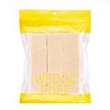 SKINFOOD Wedge Puff Sponges Jumbo Size 12pcs - Blender Beauty Foundation Wedges Blending Sponge - Makeup Wedges - Multi Purpose Cosmetic Applicator Makeup Sponge Blender for Makeup & Concealer