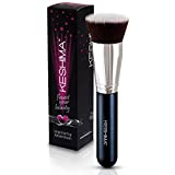 Large Flat Top Kabuki Foundation Brush By Keshima - Premium Makeup Brush for Liquid, Cream, and Powder - Buffing, Blending, and Face Brush, 1.6" Top Diameter