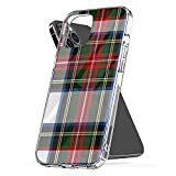 Phone Case Clan Stewart Dress Tartan Plaid Pattern Compatible with iPhone 14 13 12 11 X Xs Xr 8 7 6 6s Pro Max Plus Mini Galaxy Note S9 S10 S20 Ultra Plus Transparent