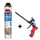 Kraken Bond Fastcoat Polyurethane Spray Foam Insulation for Heat Insulation & Acoustic Spray | Kraken Bond Spray Foam Gun |