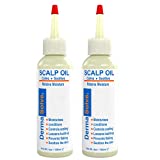 Dermasolve 4 oz Psoriasis, Seborrheic Dermatitis, & Dandruff Scalp Oil 2 Pack | Dermatologist Approved | Itchy, Flaky Scalp Relief | Clinically Tested, Long-Lasting Itch-Free, High-Performance Formula