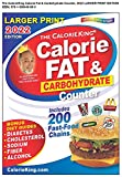 CalorieKing 2022 Larger Print Calorie, Fat & Carbohydrate Counter (Calorieking Calorie, Fat & Carbohydrate Counter (Larger Print))