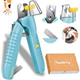 Pawsibility - Reinvented Pet Nail Clippers for Your Pal - Ultra Bright LED Light for Bloodline | Razor Sharp and Durable Blade | Vets Recommended Trimming Tool for Dogs and Cats