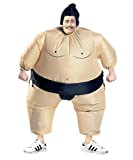 BIGPETS Inflatable Sumo Wrestling Fat Costume Halloween Cosplay Blow Up Fancy Suit,Adult and Children Size