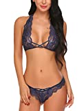 Avidlove Women Sexy Bra and Panty Set Lace Lingerie Strappy Babydoll