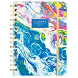 2024 Planner - Weekly & Monthly Planner from Jan. 2024 - Dec. 2024, 6.4" x 8.5", Academic Planner 2024 with 12 Monthly Tabs, Hardcover, Thick Paper, Elastic Closure, Back Pocket