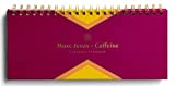 More Jesus + Caffeine: Undated Weekly Planner  Desktop Weekly Scheduler - Desk Calendar