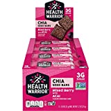 Health Warrior Chia Bars, Acai Berry, 88 Oz. Bar, 15 Count Package