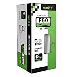 meite F50 18 Gauge 2-Inch Leg Length Galvanized Brad Nail Ideal for Upholstery, Trims, Molding, Woodworking 5000pcs/Box (1 Box)