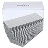 5000 Pack 18 Gauge Brad Nails 2inch, Galvanized Brad Nails Heavy Duty for Nail Gun, 18 Gauge Straight Pin Nailers, Pneumatic Staple Guns1