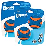 Petmate Chuckit Ultra Squeaker Ball Size:Medium Pack of 4