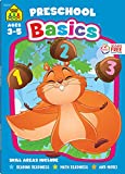 School Zone - Preschool Basics Workbook - 64 Pages, Ages 3 to 5, Colors, Numbers, Counting, Matching, Classifying, Beginning Sounds, and More (School Zone Basics Workbook Series)