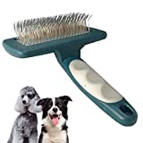 Poodles & Doodles Brush,Extra Large Dog Slicker Brush for Goldendoodle,Dog Grooming Brush for Long/Curly Haired Dogs,Poodle & Golden Doodle Brushes for Grooming,Removes Loose Hair,Undercoat-1.06"