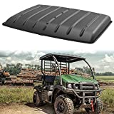 Poly Roof for Mule, SAUTVS Combined Plastic Roof Top for Kawasaki Mule 600 610 SX 4X4 2005-2023 Accessories (Replace KAF600-005B)
