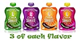 Mamma Chia Squeeze (4 variety pack), 3.5 Ounce (Pack of 12)