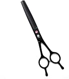 Dream Reach 7.0 Inch Professional Pet Cat Dog Grooming Shears Scissor, Straight, Curved, Thinning/Blending/Chunking Scissors Kit (thinning Shear)